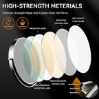 Auxmir Wall Mounted Makeup Mirror, 8 Inch 1X/20X Double Sided Magnifying Mirror - Image 5