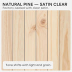Homeforia 24 inch Natural Floating Shelf, High End Solid Real Wood 24inch Small - Image 8