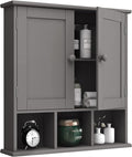 TaoHFE Grey Bathroom Cabinet, Bathroom Wall Cabinet by TAOHFE