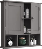 TaoHFE Grey Bathroom Cabinet, Bathroom Wall Cabinet by TAOHFE