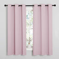 NICETOWN Baby Pink Blackout Curtains 68 inches Length by NICETOWN