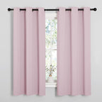 NICETOWN Nursery Essential Thermal Insulated Solid Grommet Top Blackout - Image 2
