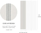 RollsRolla Modern Navy and White Striped Peel and Stick Wallpaper, French - Image 3