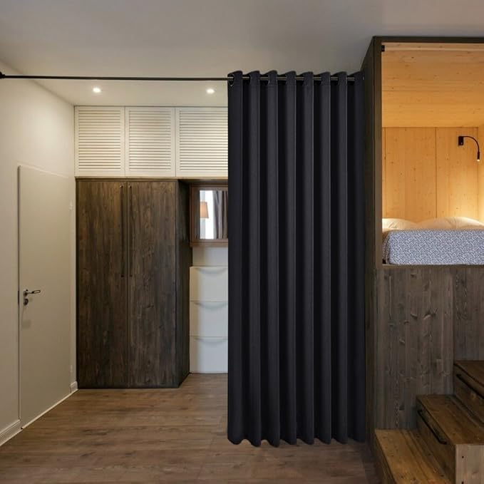 NICETOWN Large Room Separating Divider, Room Divider Curtain Screen Partition - Image 5