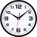 Wall Clock Silent Non-Ticking Modern Clocks Battery Operated 8 Inch Small by Warminn