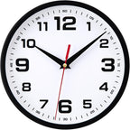 Wall Clock Silent Non-Ticking Modern Clocks Battery Operated 8 Inch Small by Warminn