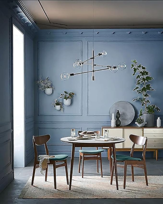 Dimoon 78.7''x17.7'' Blue Peel and Stick Wallpaper Contact Paper Modern Self - Image 8