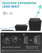 52 Pack Acoustic Foam Panels, High Density Acoustic Panels Sound Absorbing - Image 8