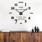 VANGOLD Large DIY Wall Clock Modern 3D Wall Clock - Image 9