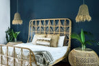Safiyya 118"x17.7" Dark Blue Peel and Stick Wallpaper Blue Contact Paper Solid - Image 6
