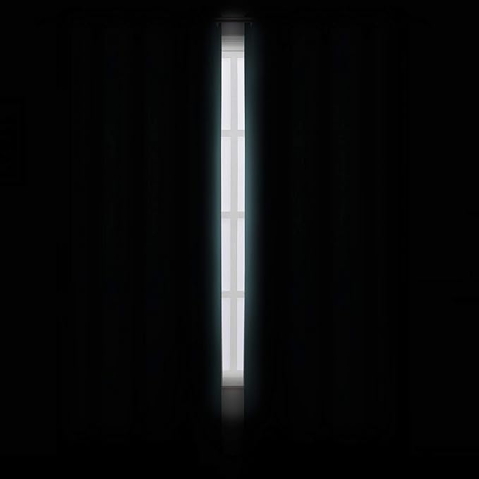 LEMOMO Sea Teal Thermal Blackout Curtains/52 x 84 Inch/Set of 2 Panels Room - Image 3