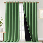 NICETOWN Full Shading Curtains for Windows, Forest Green, 70 inches W x 95 by NICETOWN