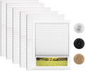Changshade 12 Pack Temporary Shades, Pleated Paper Blinds by Changshade