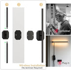 Battery Operated Wall Sconce Set of Two, Wireless Wall Sconces USB Rechargeable - Image 9