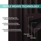 NICETOWN Full Shade Curtain Panels, Toffee Brown, Pair of Thermal Insulated & - Image 5