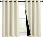 NICETOWN Warm Curtains for Winter, Bedroom Full Blackout Curtain Panels by NICETOWN