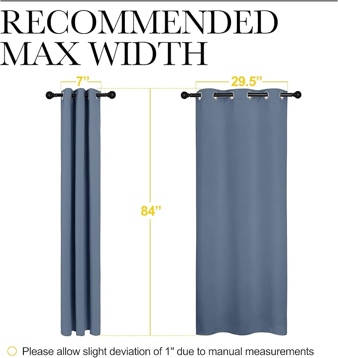 NICETOWN Blackout Curtains for Bedroom, Thermal Insulated Privacy Window - Image 6