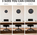Wall Clock, 8 Inch Wall Clocks Battery Operated, Modern Non Ticking Silent - Image 9
