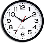 Roymnie Atomic Wall Clock 14 Inch, Modern Clock Battery Operated Classic Analog by Unknown