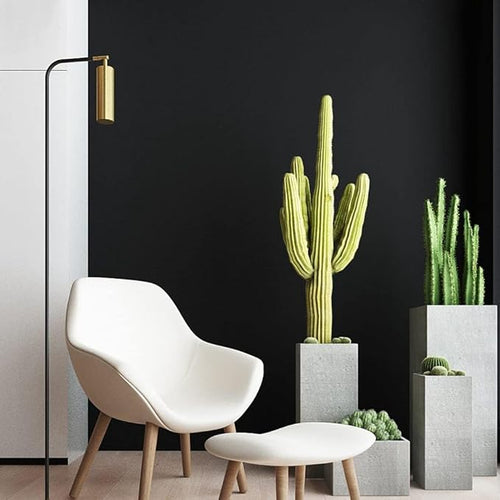 17"x120" Black Wallpaper Peel and Stick Contact Paper, Matte Black Wallpapers - Image 2