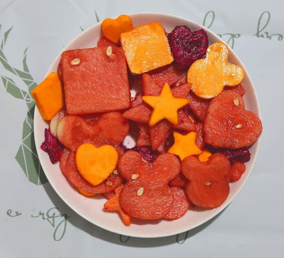 Metal Cookie Cutters Set - Square, Heart, Star - 12Pieces Cookie Cutters - Fruit Cutter, Polymer Clay Cutters Cookie Cutter Set for Kitchen Baking