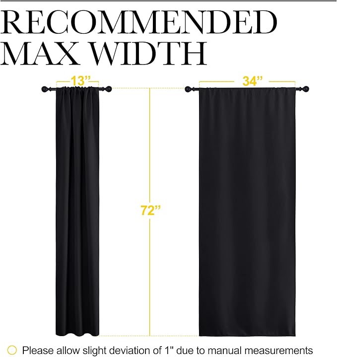 NICETOWN Halloween Black Out Curtain Panels - Image 7