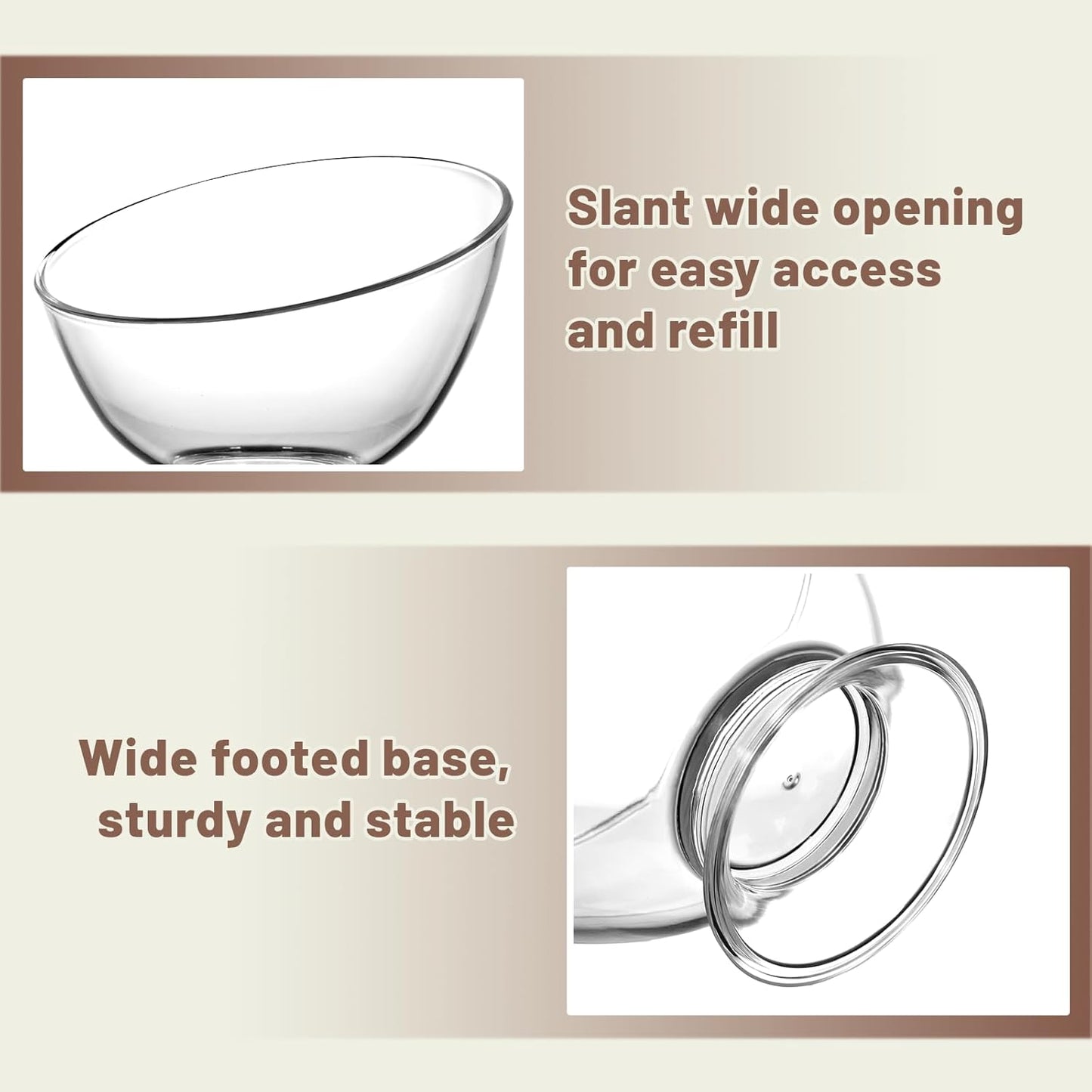 2-Pack Coffee Pod Holder, Plastic Coffee Capsule Organizer, Creamer Container for Coffee Bar, Countertop