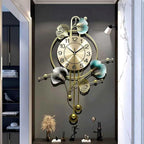Wall Clocks for Living Room Decor, Unique 3D Metal Iron Ginkgo Leaf Wall Art - Image 7