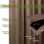 NICETOWN Wall Dividers for Rooms, Sound Barrier Room Divider Curtain Screen - Image 3