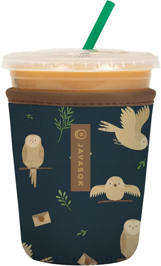 Sok It JavaSok Iced Coffee & Cold Soda Insulated Neoprene Cup Sleeve (Acceptance Letter, Small: 16-20oz)