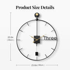 Cuspin 24 inch Large Wall Clock - Image 4