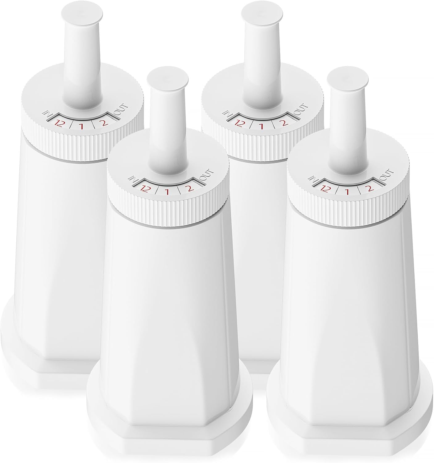 Water Filter for Breville Espresso Machine: 4 Pack Water Filters Replacement Compatible with Breville Barista Touch BES880 Barista Pro BES878 Oracle Touch BES990 BES980 Dual Boiler BES920