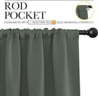 NICETOWN 2 Panels Blackout Curtains, Rod Pocket Thermal Insulated Drapes 84 - Image 2