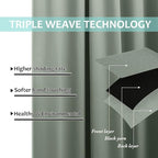 NICETOWN 100% Blackout Window Curtain Panels, Full Light Blocking Drapes - Image 6