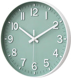 HZDHCLH Wall Clocks Battery Operated, Wall Clock Green, 14 inch Wall Clock - Image 2