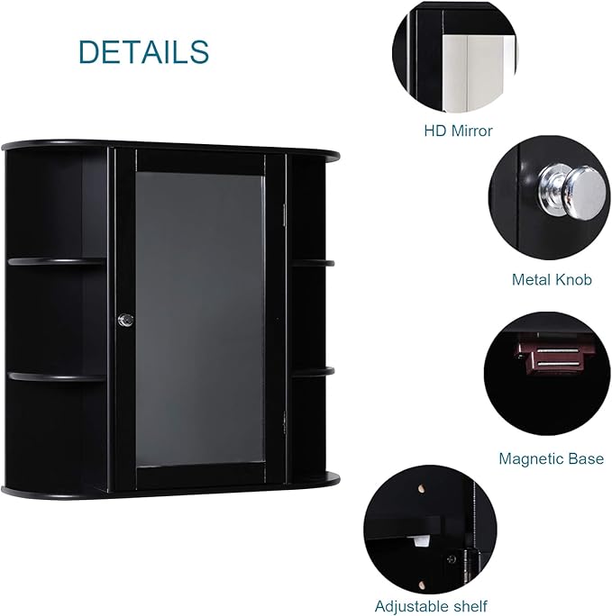Iwell Bathroom Medicine Cabinet - Image 6