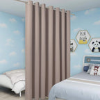 BONZER Room Divider Curtain Total Privacy Wall Noise Reducing Wide Blackout - Image 5