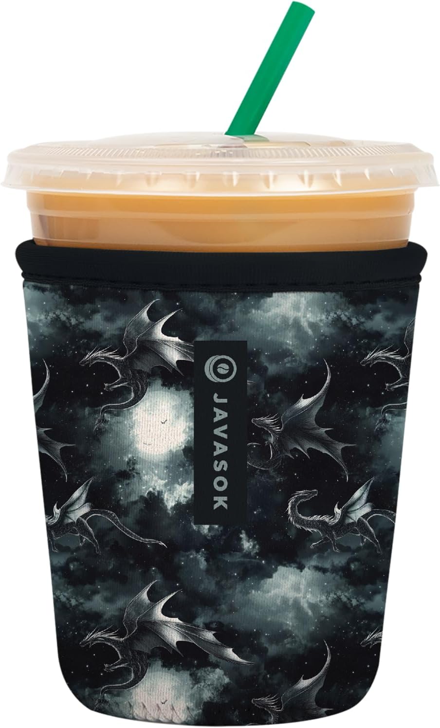 Sok It JavaSok Iced Coffee & Cold Soda Insulated Neoprene Cup Sleeve (Dragon Lore, Small: 16-20oz)
