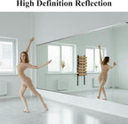 Ruomeng Home Gym Mirror, Large Frameless Body Mirror Tempered Glass - Image 7