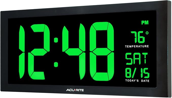 AcuRite 76101M Oversized LED Clock - Image 3