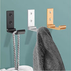 6Pcs Folding Coat Hooks, Matte Black Wall Hooks - Image 5