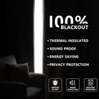 IGEMAEVE Linen Blackout Curtains 108 Inches Long - Image 7