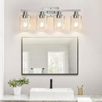 MOKATNG 4-Light Bathroom Light Fixtures, Vanity Light - Image 5