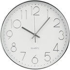 Wall Clock 10 Inch Non-Ticking Silent Modern Simple Style Round Decor Clock by BAKBRAND