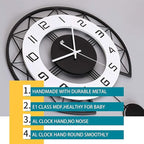 Large Wall Clock for Living Room Decor Modern Silent Pendulum Wall Clock for - Image 5