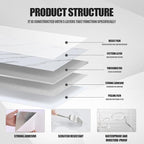 10pcs Marble Peel and Stick Waterproof Wall Panels, Heat-Resistant Backsplash - Image 5