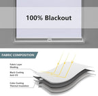 Cordless Roller Shades Blackout Blinds - Image 4