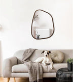 Irregular Asymmetrical Mirror Wall Mounted, Unique Vanity Mirror, Shaped - Image 3