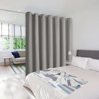 NICETOWN Silver Grey Curtains for Sliding Glass Door, 84 inch Long, Grommet by NICETOWN