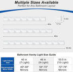 IZORRO LED Modern Bathroom Lights Fixtures, Matte White Acrylic Wall Lighting - Image 3